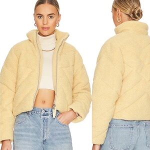 EAVES x REVOLVE Izzy Jacket in Beige Cream tan Size Large L